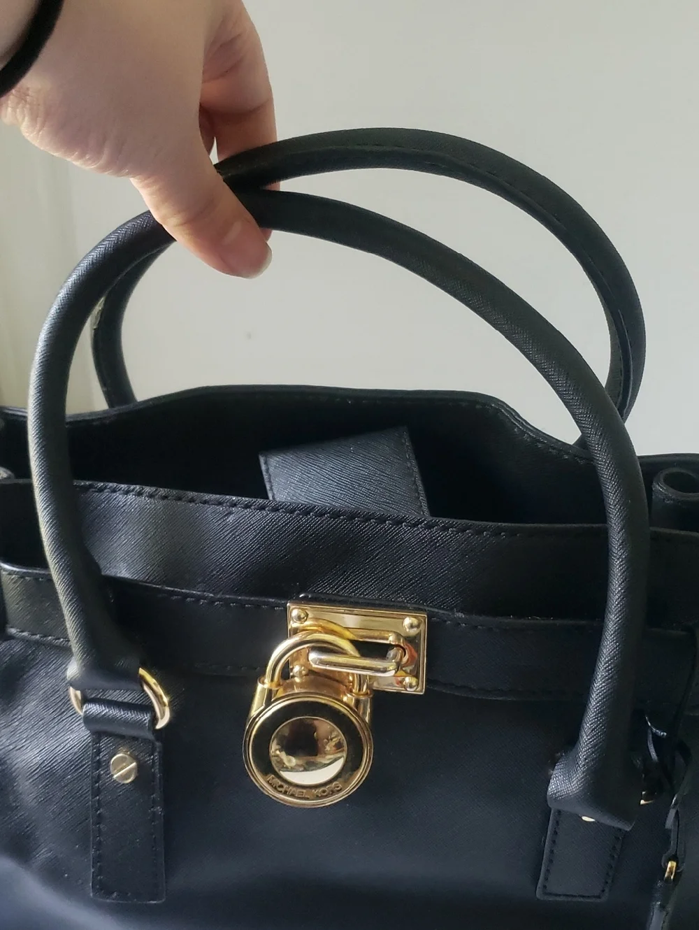 Michael Michael Kors Black Satchel Shoulder Bag